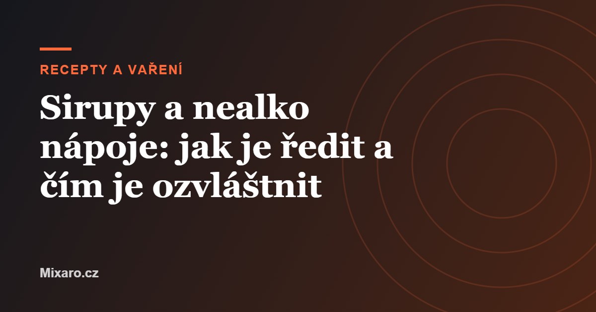 Recepty a vaření