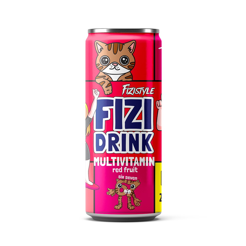 FIZI Drink Multivitamin Red Fruit 250 ml
