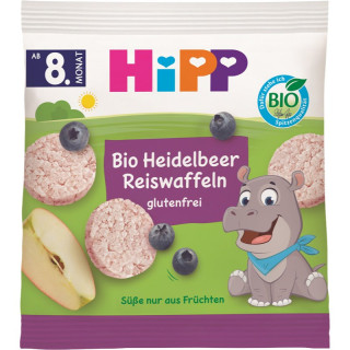 HiPP Oplatky rýžové borůvkové 8.měsíc BIO 30g