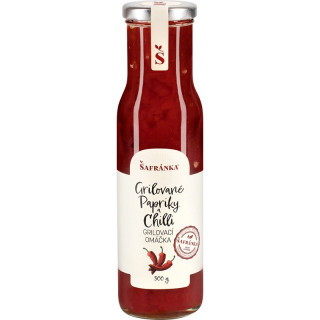 Šafránka Omáčka na grilování grilované papriky+chilli 300g