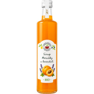 Šafránka Sirup meruňky s levandulí BIO 750ml sklo