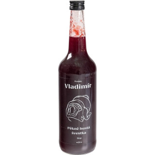 Vladimír Sirup Pěkně hustá švestka 700ml sklo