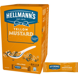 Hellmann's Hořčice Yellow Mustard porce 198x10ml