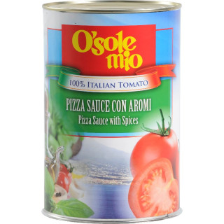 O'sole mio Omáčka rajčatová na pizzu kořeněná 4,1kg plech