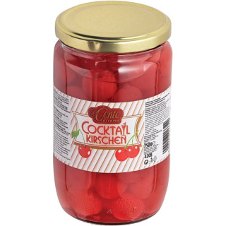 Conte di Roma Koktejlové třešně červené bez stopky 750g