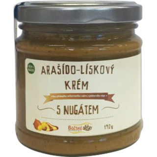 Božské Oříšky Krém Arašído-lískový s nugátem 190g