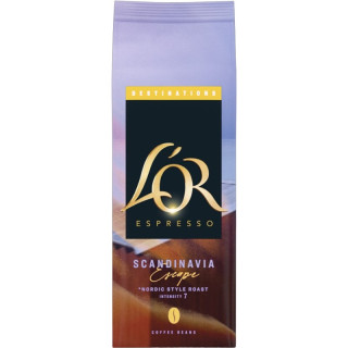 Douwe Egberts L'OR Scandinavia zrnková káva 450g