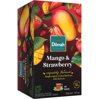 Dilmah Čaj černý mango-jahoda 20x2g