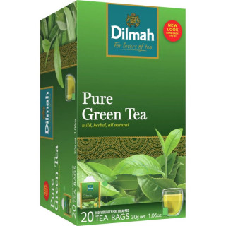 Dilmah Čaj zelený Pure Green 20x1,5g