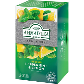 Ahmad Tea Čaj bylinný peprmint+citron 20x1,5g