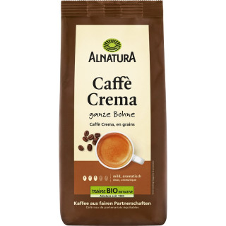 Alnatura Caffé Crema káva zrnková jemná BIO 1kg