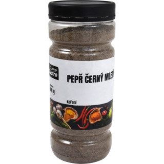 Gastro Servis Koření pepř černý mletý 500g dóza