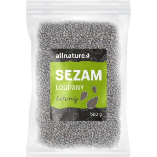 Allnature Semínka sezamová černá 500g