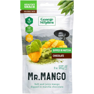 George and Stephen Mr.Mango Mango sušené v matcha čokoládě (3x20g) 60g