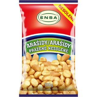 Ensa Arašídy loupané pražené nesolené 500g