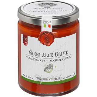 Frantoi Cutrera Omáčka rajčatová Sugo s olivami 290g
