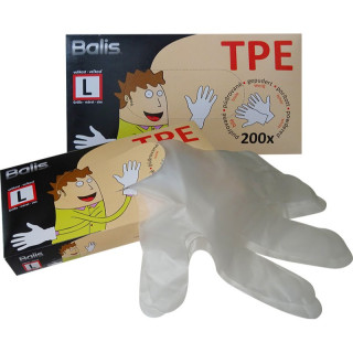 Balis Rukavice TPE velikost L 200ks