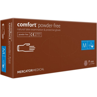 Mercator Medical Rukavice latexové nepudrované M 100ks