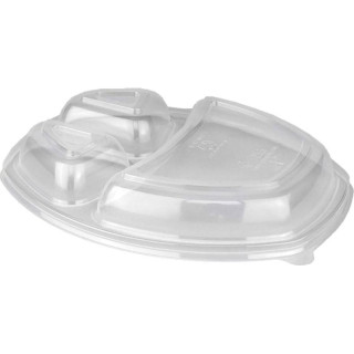 Víčko pro misku oválnou 3-dílnou 800ml 257x202x37mm 70ks