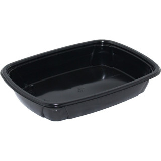 Miska 1-dílná černá 1000ml 230x170x50mm 50ks