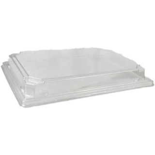 Plastové víčko PET k misce na sushi 242x168x30mm transparentní 110ks