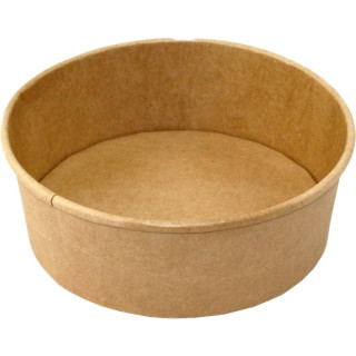 Miska papírová Kraft na salát 1100ml 165x144x70mm 50ks