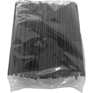 Euro Straws Brčka ECO bambusová černá nebalená 23cmx6mm 250ks