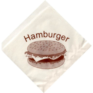 Sáček na hamburger 16x16cm 500ks