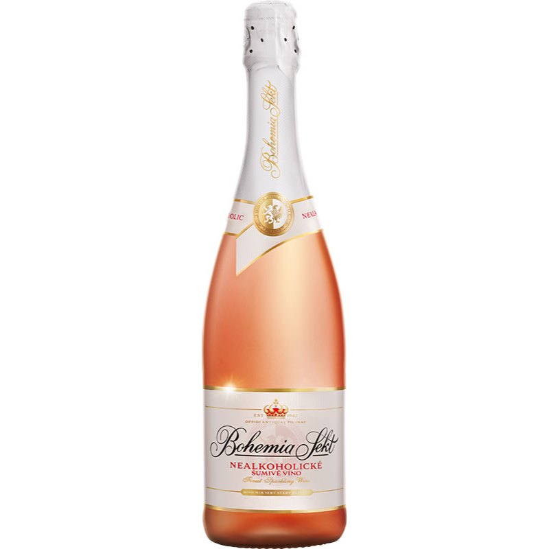 Bohemia Sekt Rosé Nealkoholický nápoj sycený 750ml