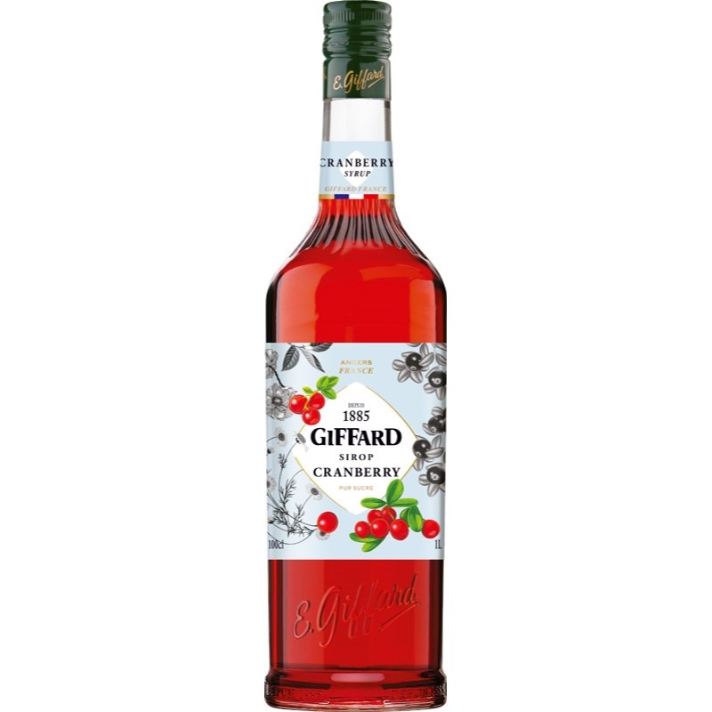 Giffard Sirup cranberry/brusinka 1l