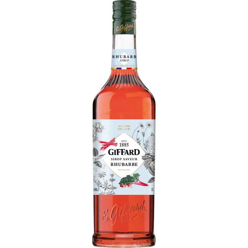 Giffard Sirup rhubarb/rebarbora 1l