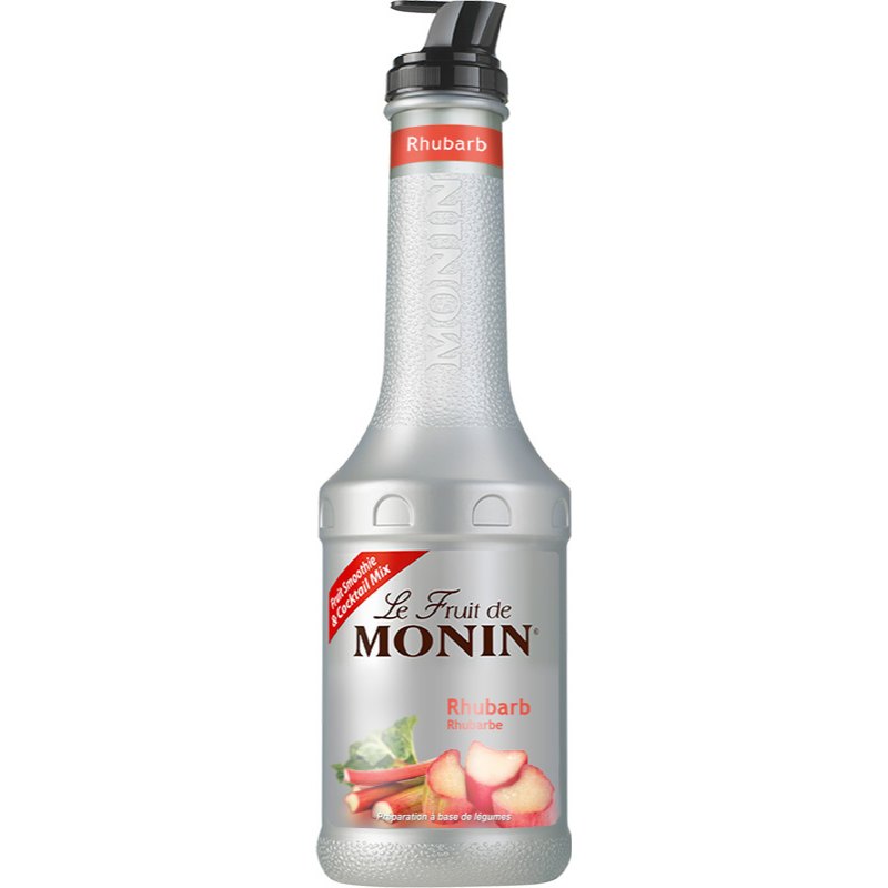 Monin Pureé rhubarb/rebarbora 1l