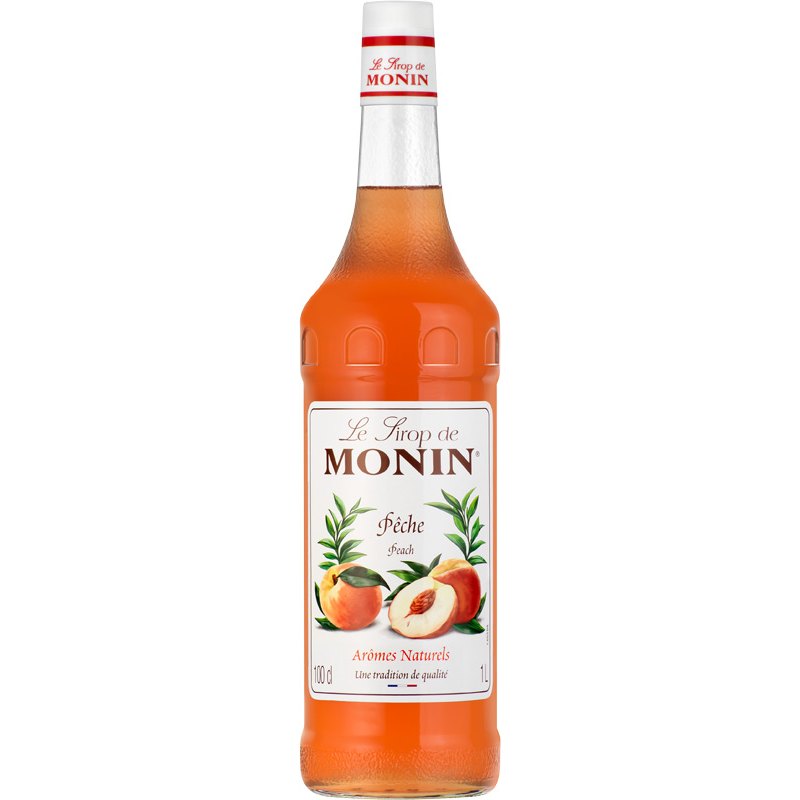 Monin Sirup peach/broskev 1l sklo