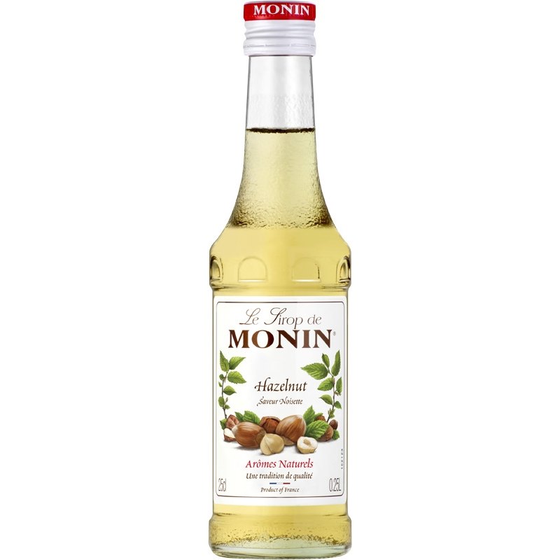 Monin Sirup hazelnut/lískový oříšek 250ml sklo