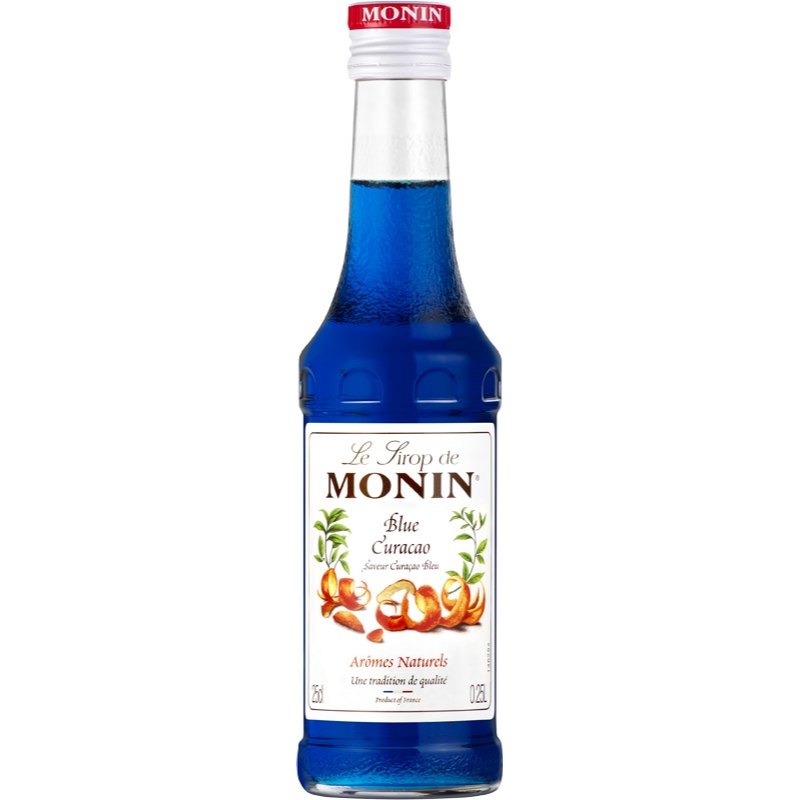 Monin Sirup curacao blue 250ml sklo