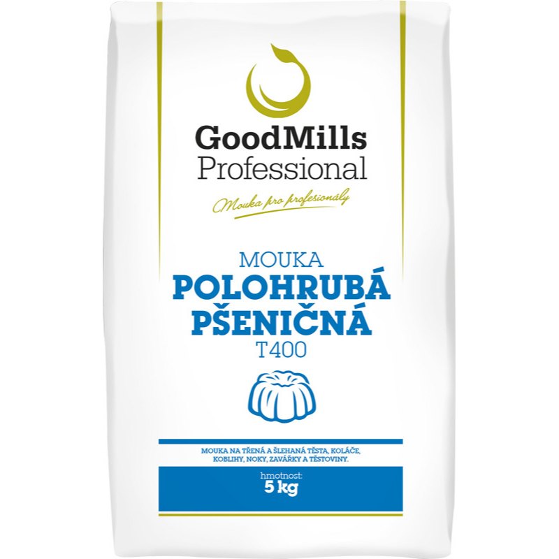 GoodMills Professional Mouka pšeničná polohrubá T400 5kg