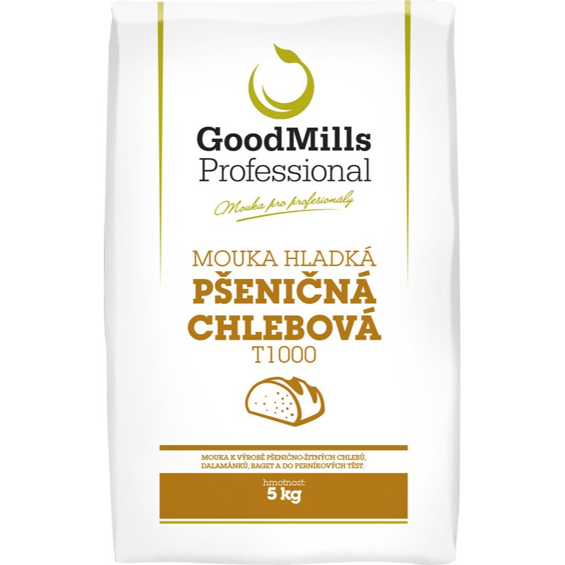 GoodMills Professional Mouka pšeničná hladká chlebová T1000 5kg