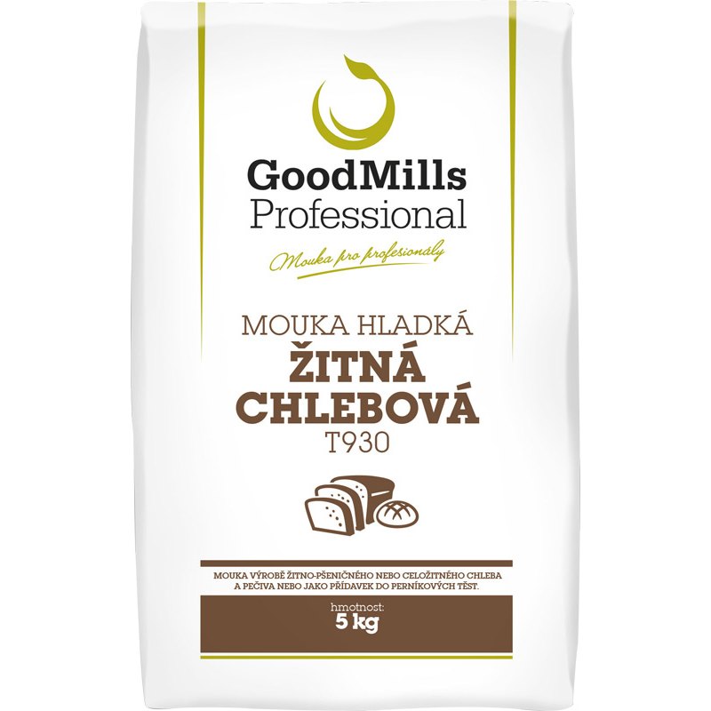 GoodMills Professional Mouka žitná hladká chlebová T930 5kg