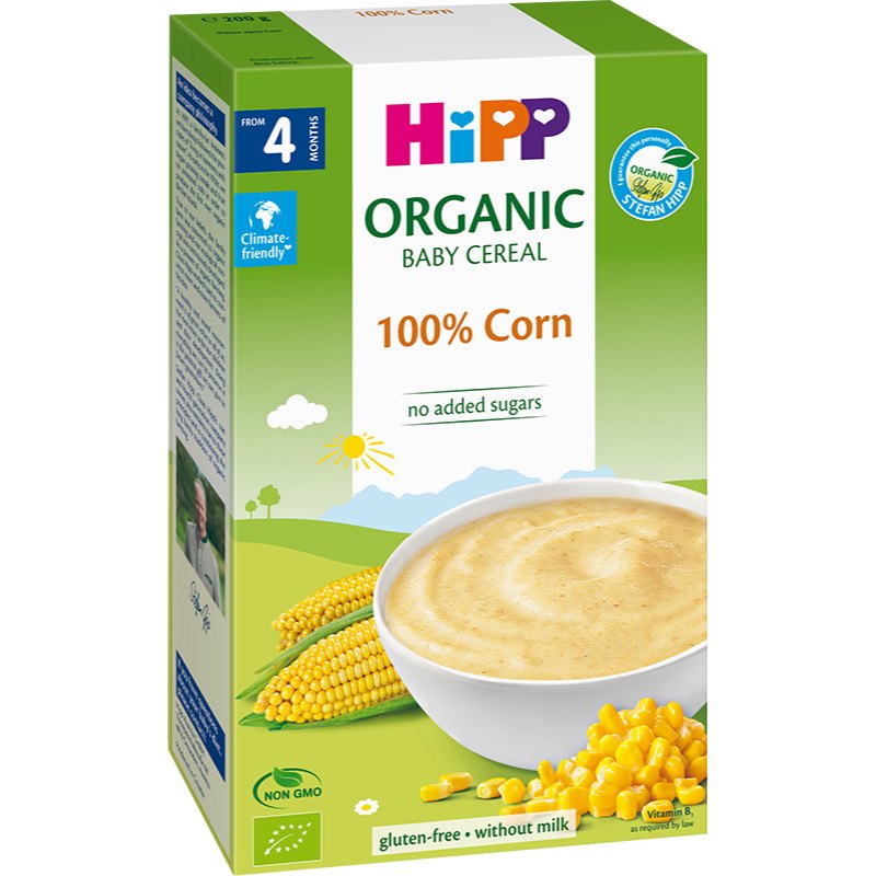 HiPP Kaše 100% kukuřičná 4.měsíc BIO 200g