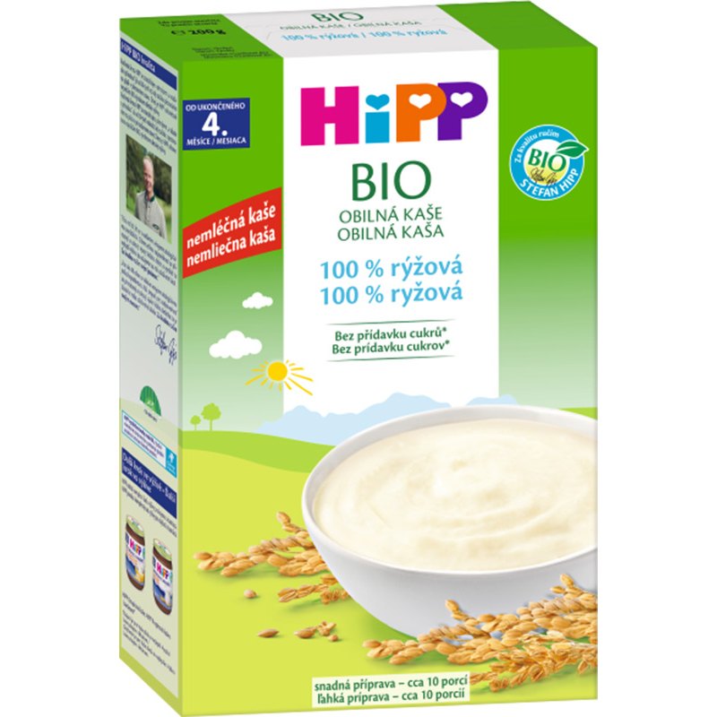 HiPP Kaše 100% rýžová 4.měsíc BIO 200g