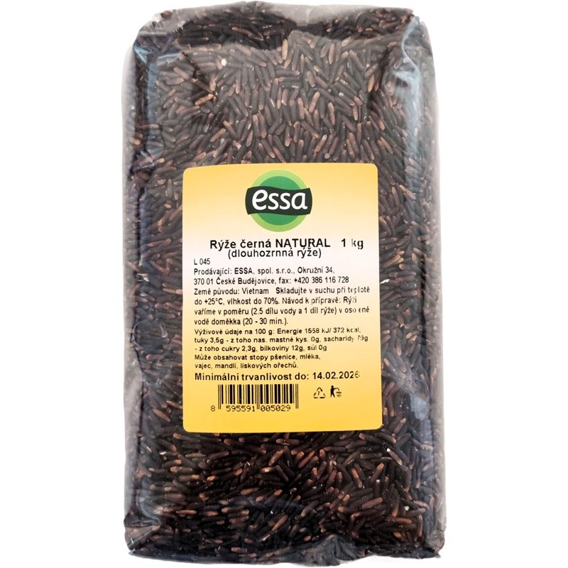 Essa Rýže černá natural 1kg