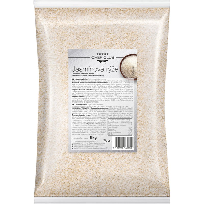 Chef Club Rýže jasmínová 5kg