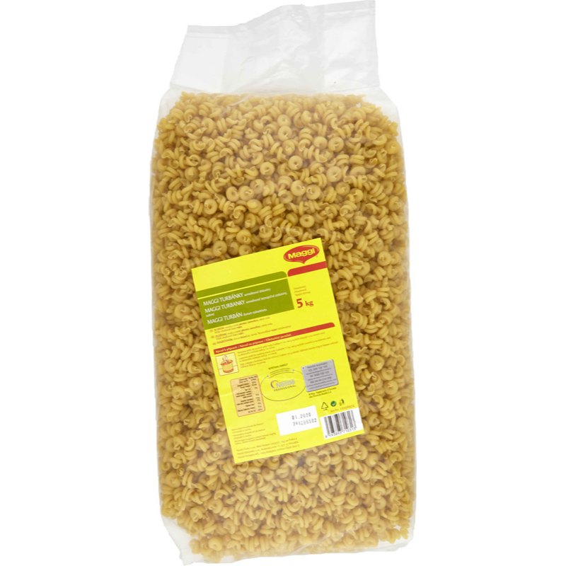 Maggi Turbánky semolinové těstoviny 5kg