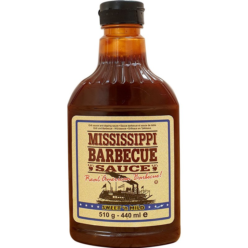 Mississippi Barbecue Sweet'n mild 510g