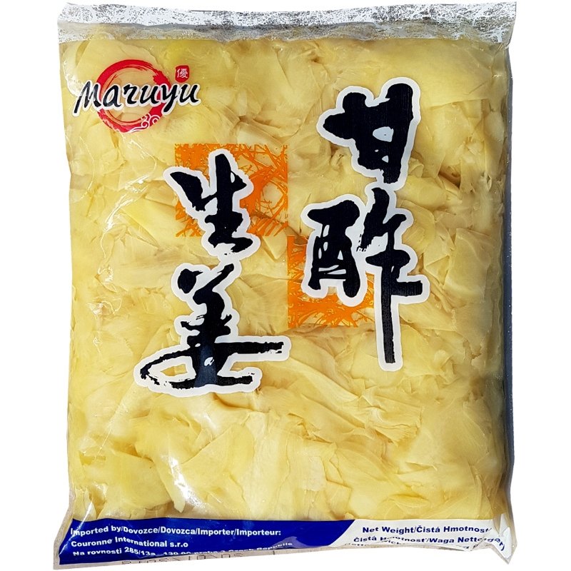 Maruyu Zázvor plátky bílý 1,5kg