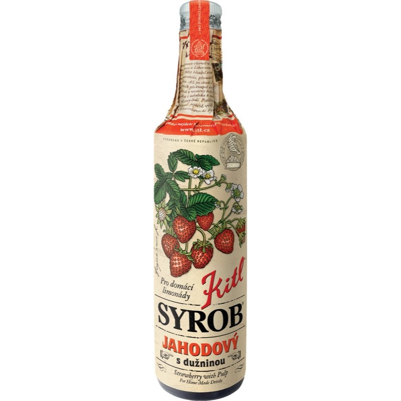 Kitl Syrob jahoda s dužninou 500ml