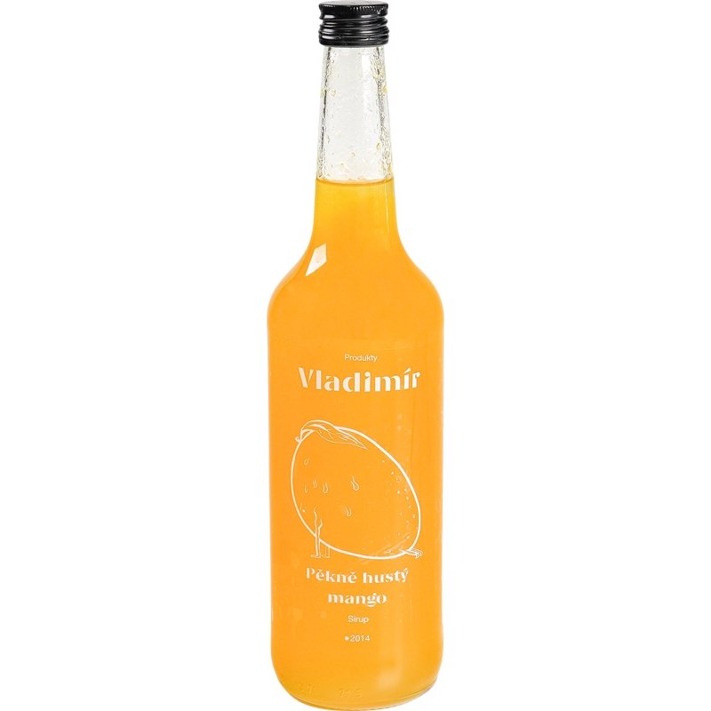 Vladimír Sirup Pěkně hustý mango 700ml sklo