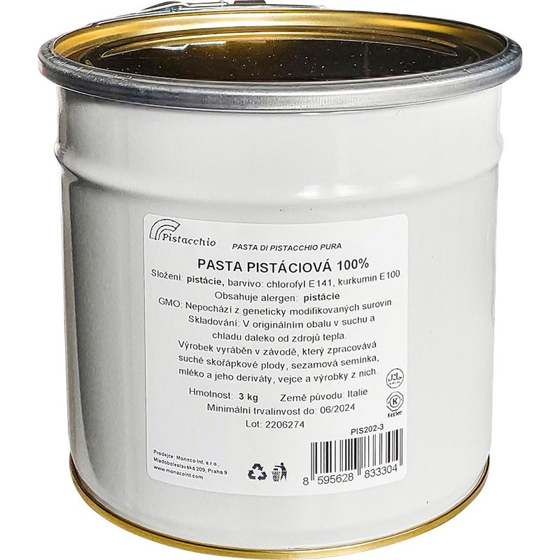 Pistacchio Pasta pistáciová 100% 3kg