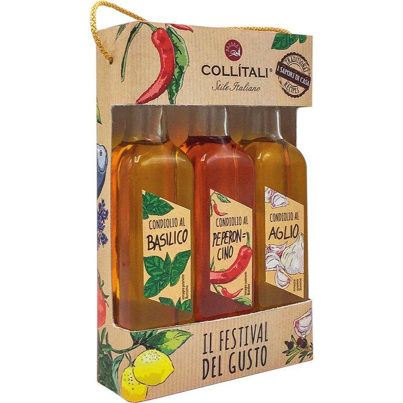 Collítali Olej olivový "Festival chuti" 3x100ml box