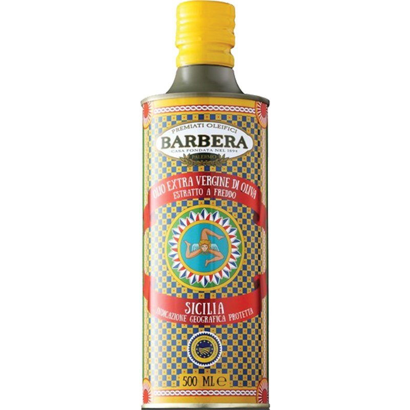 Barbera Olej olivový extra panenský Sicilia PGI 500ml plech